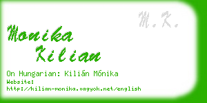 monika kilian business card